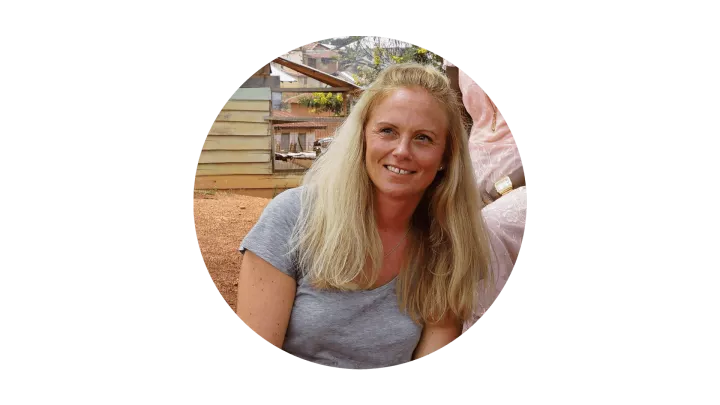 Tine Patin bei World Vision