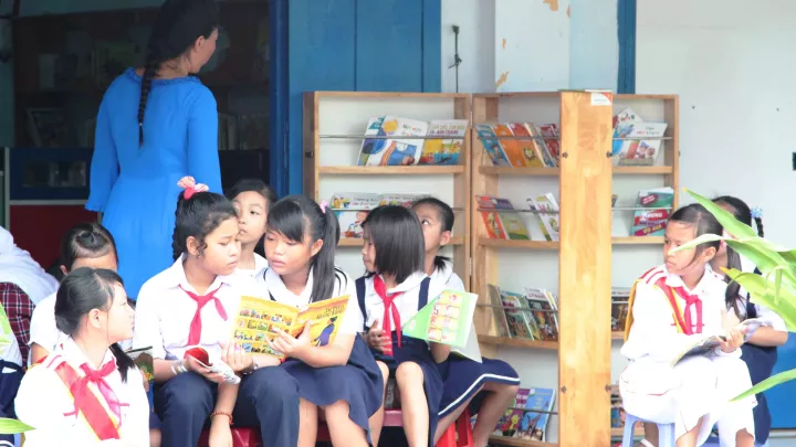 Schüler Ho-Chi-Minh-Stadt World Vision