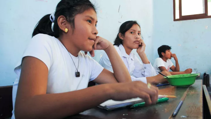 Camiri Bolivien Bildung Kinder Schule World Vision Projekt