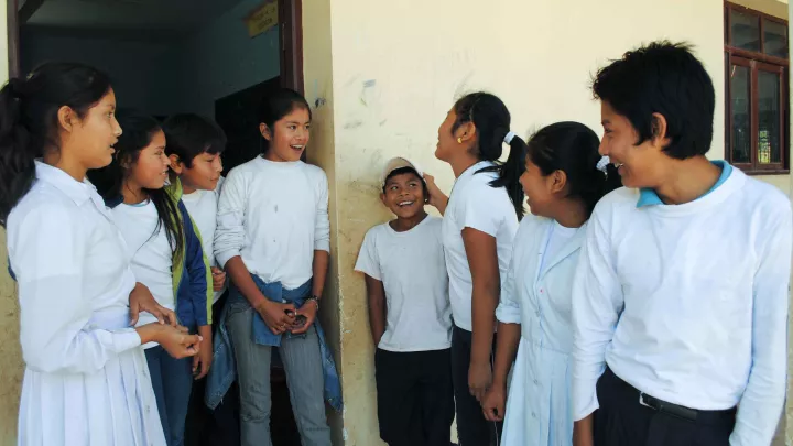 Camiri Bolivien Bildung Kinder Schule World Vision Projekt