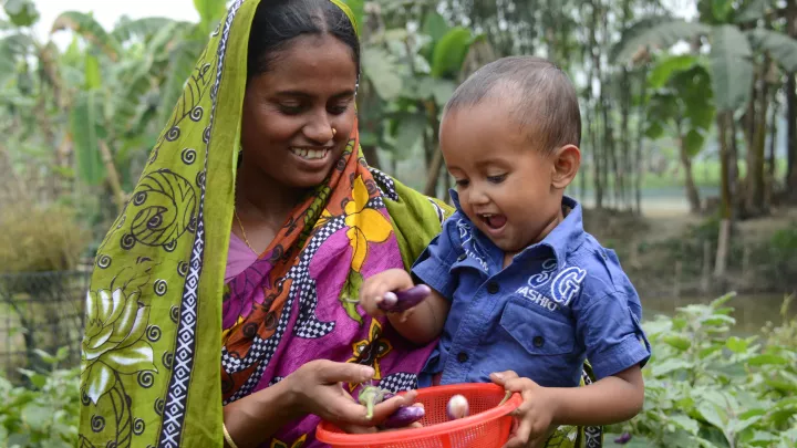 Happiness Day Bangladesh women and child world vision