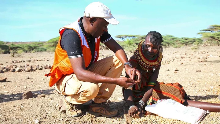 Notversorgung in Dürreregionen