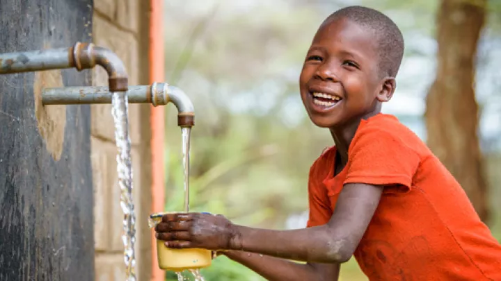 Spende für sauberes Wasser