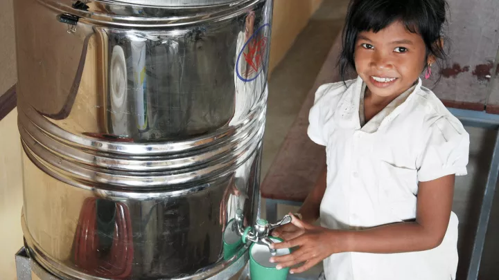 Spende für sauberes Wasser