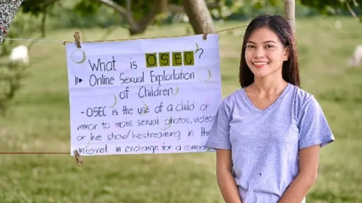 Mädchen aus den Philippinen