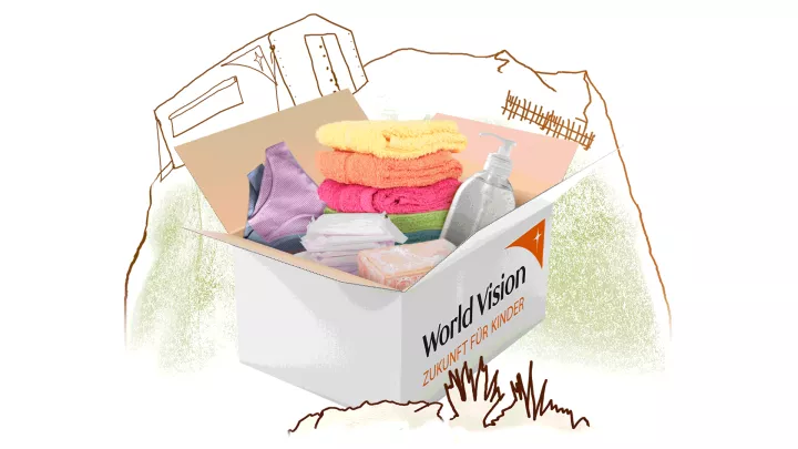 Hygienepaket für Mädchen