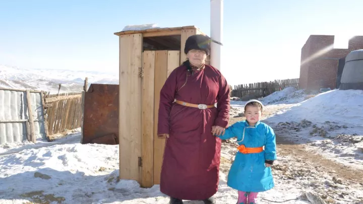 Nach der erfolgreichen Projektübergabe Bayankhoshuu, Mongolei 