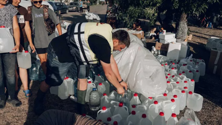 Wasserverteilung im Katastrophenfall