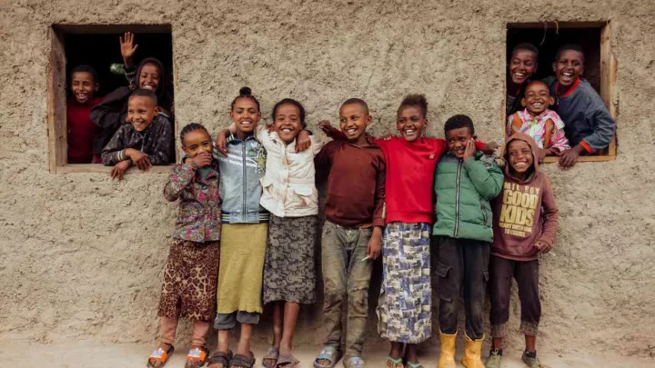 Kinder aus Äthiopien