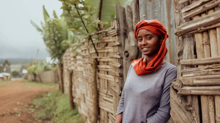 Azeb ist ein Patenkind aus Äthiopien