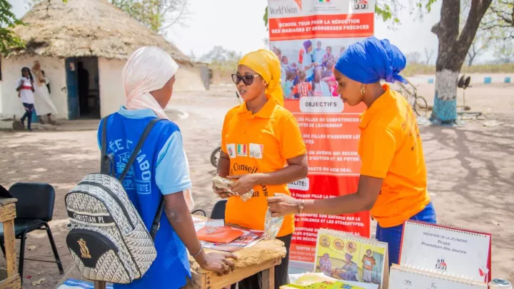 Mädchenclub in weiterführender Schule in Dabo