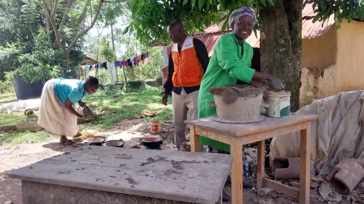 Verkauf Töpferware Bild