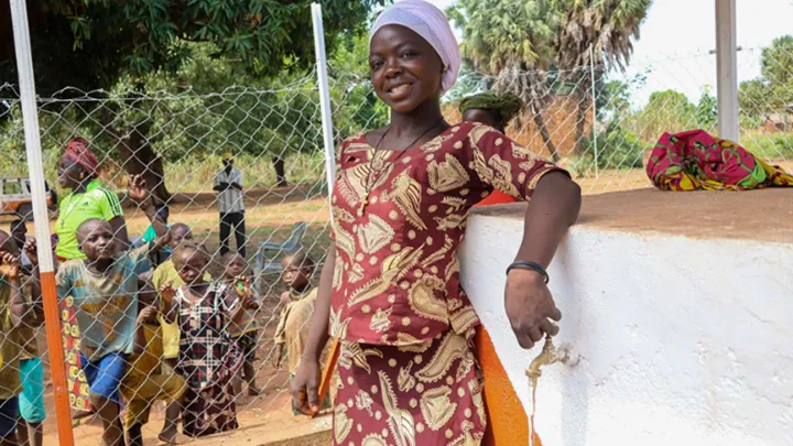 Julienne hat nun sauberes Wasser