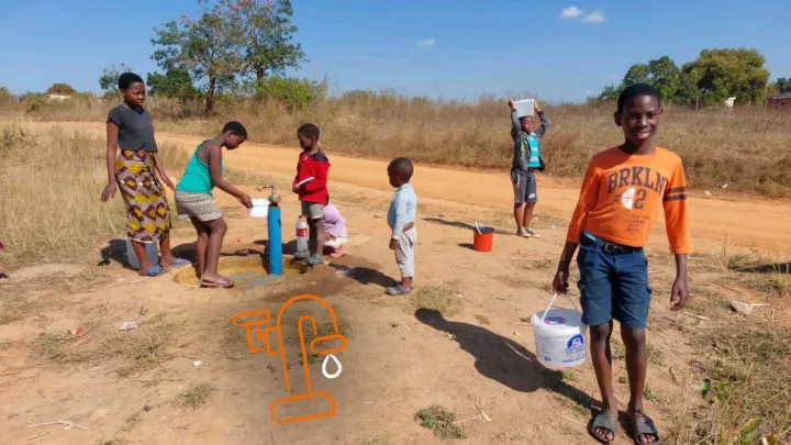 Sinenkhosi Bild Wasserholen