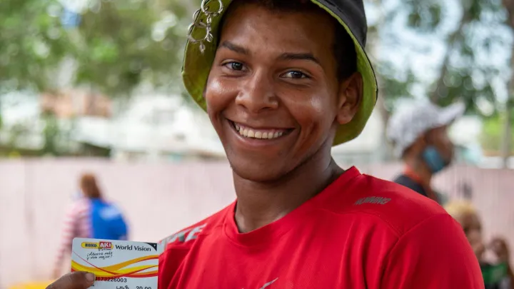 Kann sich nun mit dem Nötigsten versorgen