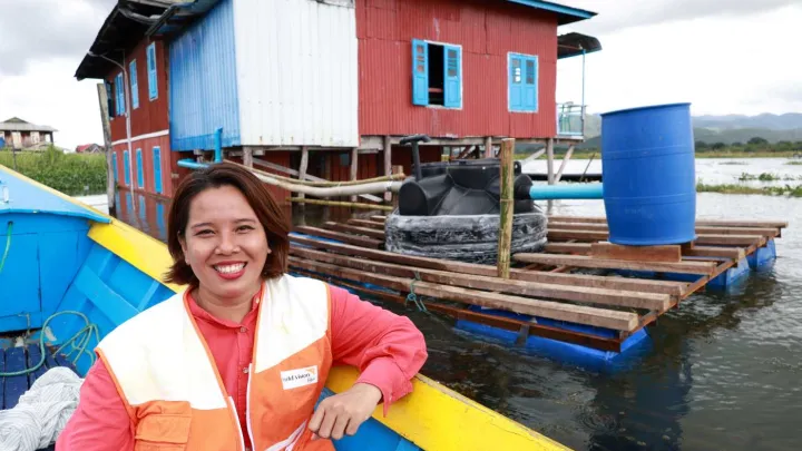 Myanmar Schwimmende Toiletten
