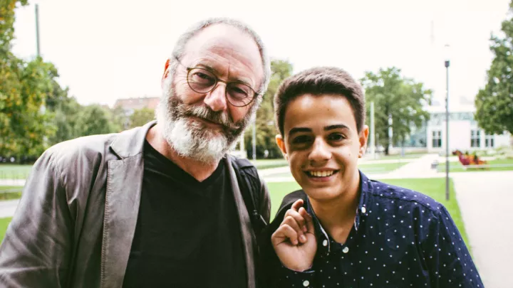 Liam Cunningham in Deutschland für World Vision