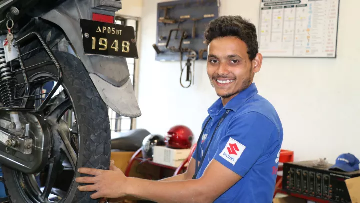 Kinderarbeit hinter sich gelassen: Udaibhasker aus Indien