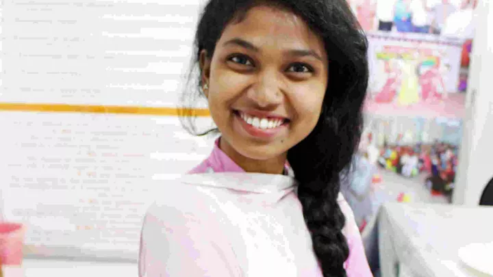 Meghla engagiert sich mit World Vision für ein Ende von Kinderheirat.