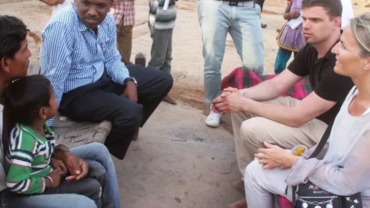 Frau Weber besucht unser Projekt in Indien