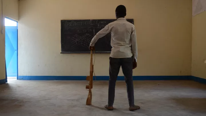 World Vision Südsudan: freigelassener Kindersoldat