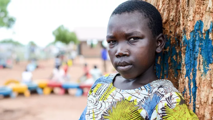 Flüchtlingskind im Südsudan