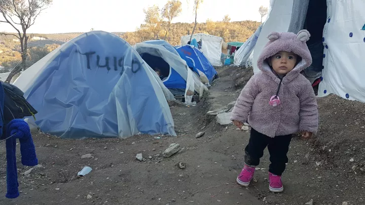 Geflüchtete Kinder aus Moria 