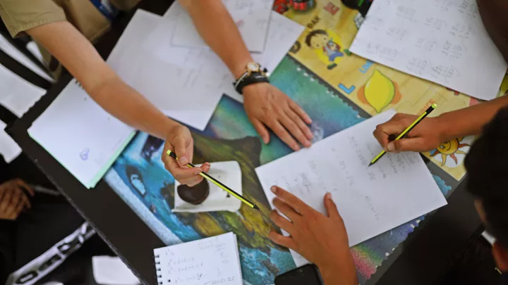 World Vision und Unicef unterstützen ein Lernprojekt in Bosnin 