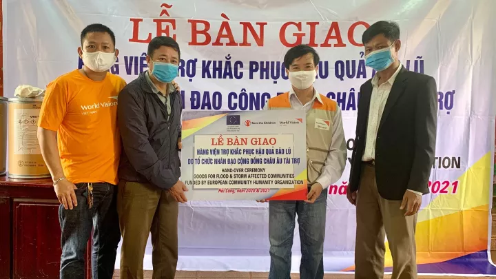 Zusammen mit ECHO wird Nothilfe in Vietnam geleistet