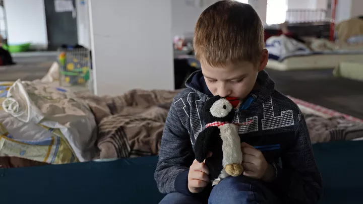 Ukraine: Kinder auf der Flucht 