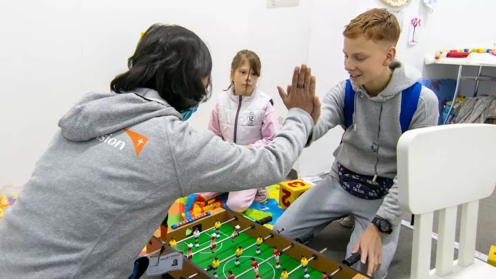 World Vision Projekt in der Ukraine