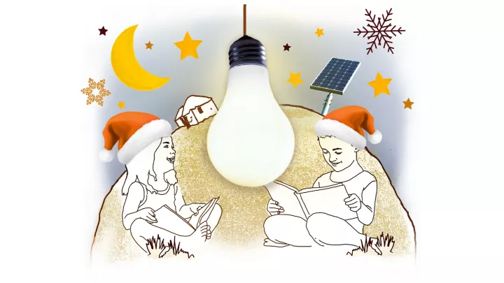 Solarlampe XMAS