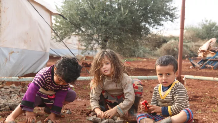 Syrische Flüchtlingskinder 