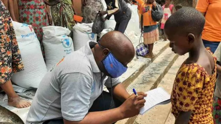 Food distribution DR Congo