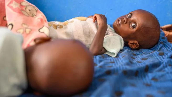 Flüchtlingskind aus Sudan