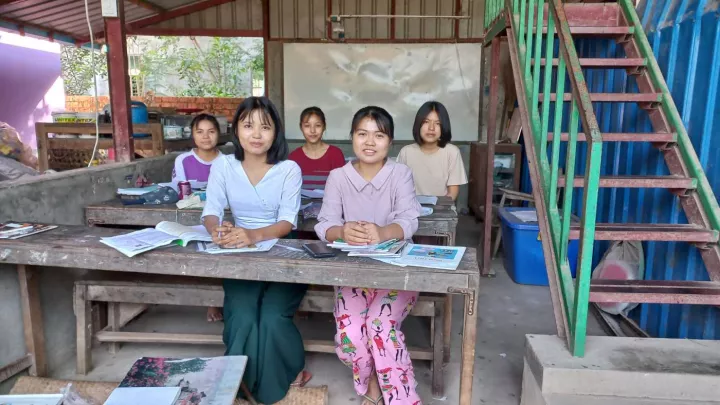 Projektübergabe in Hlegu, Myanmar