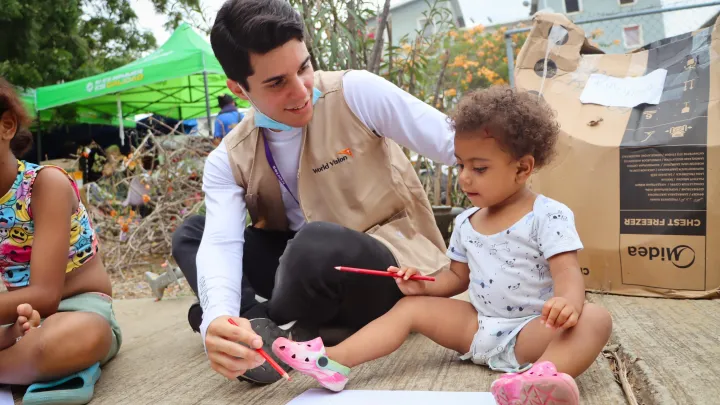 Vor allem Kinder stehen im Fokus der Arbeit von World Vision in Venezuela