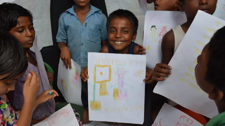 Kinder im Kinderschutz-Zentrum in Bangladesch.