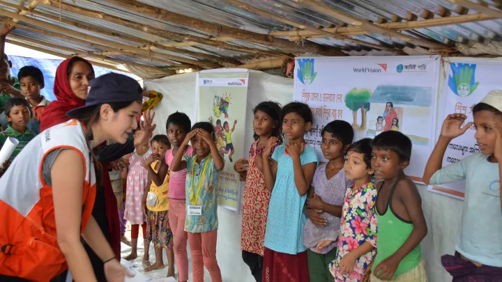 Kinder im Kinderschutz-Zentrum in Bangladesch.