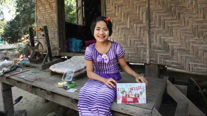 Patenkind Thiri aus Myanmar