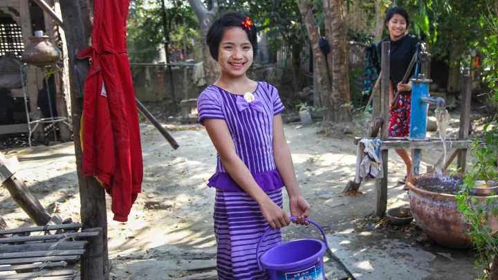 Patenkind Thiri aus Myanmar ist elf Jahre alt
