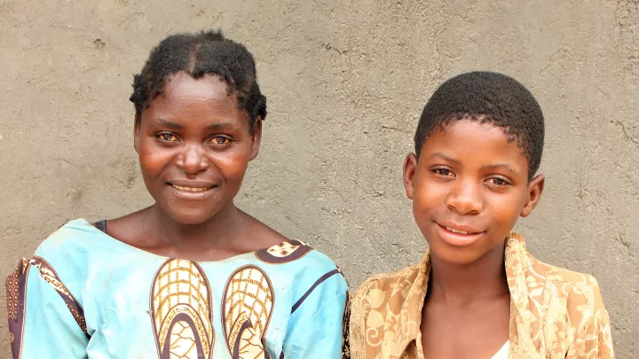 Die Bäuerin mit ihrer Tochter