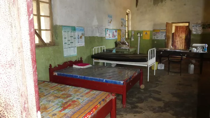 Eine Medizinstation in Tansania