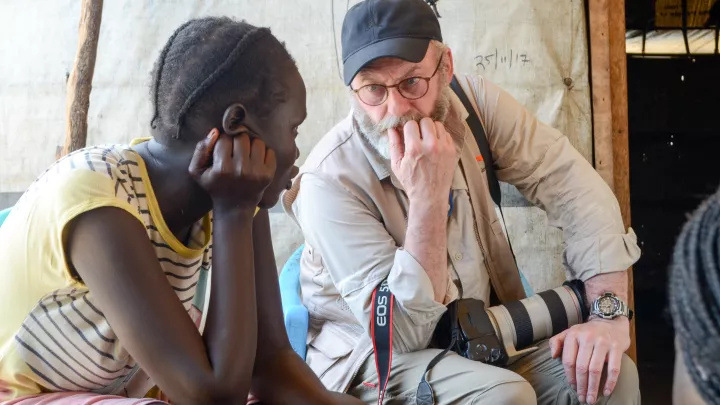 Liam Cunningham Südsudan: Flüchtlingscamp