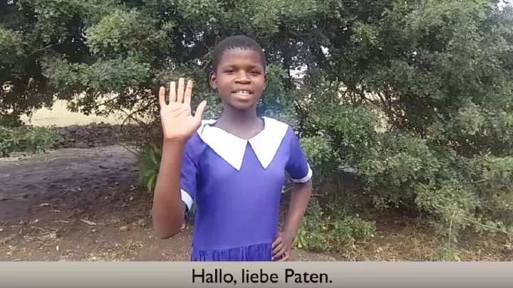 Patenkinder aus Mkhumba verabschieden sich