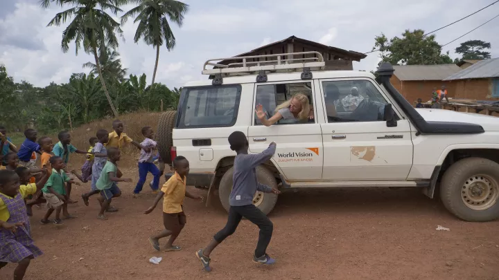 Tine kommt in Ghana an