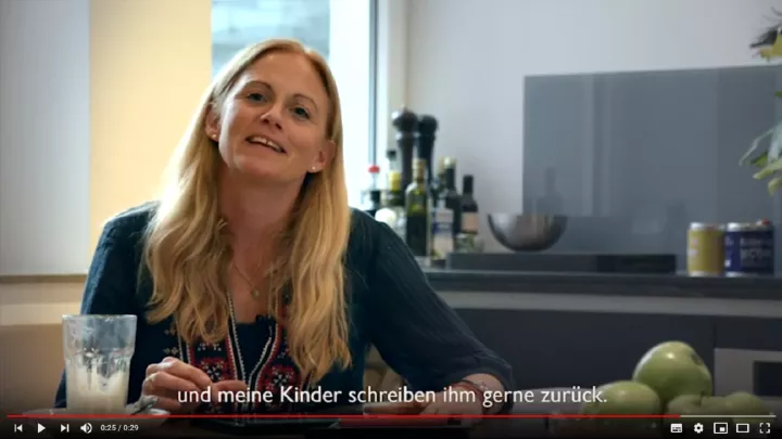 Patin Tine nach ihrer Rückkehr aus Ghana