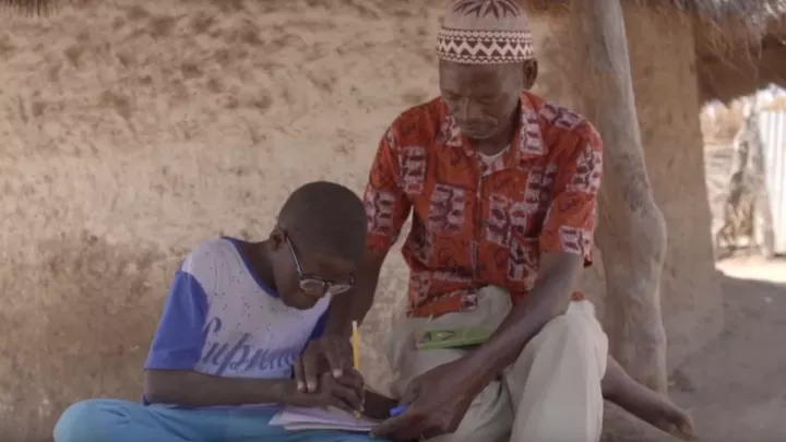 Boubacar kann wieder sehen