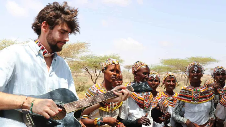 Alvaro Soler World Vision Ambassador in Kenia