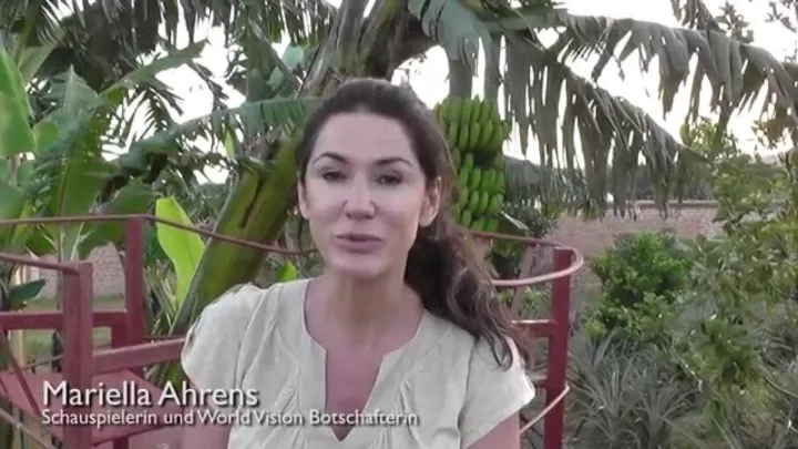 Mariella Ahrens - Schauspielerin und Botschafterin von World Vision
